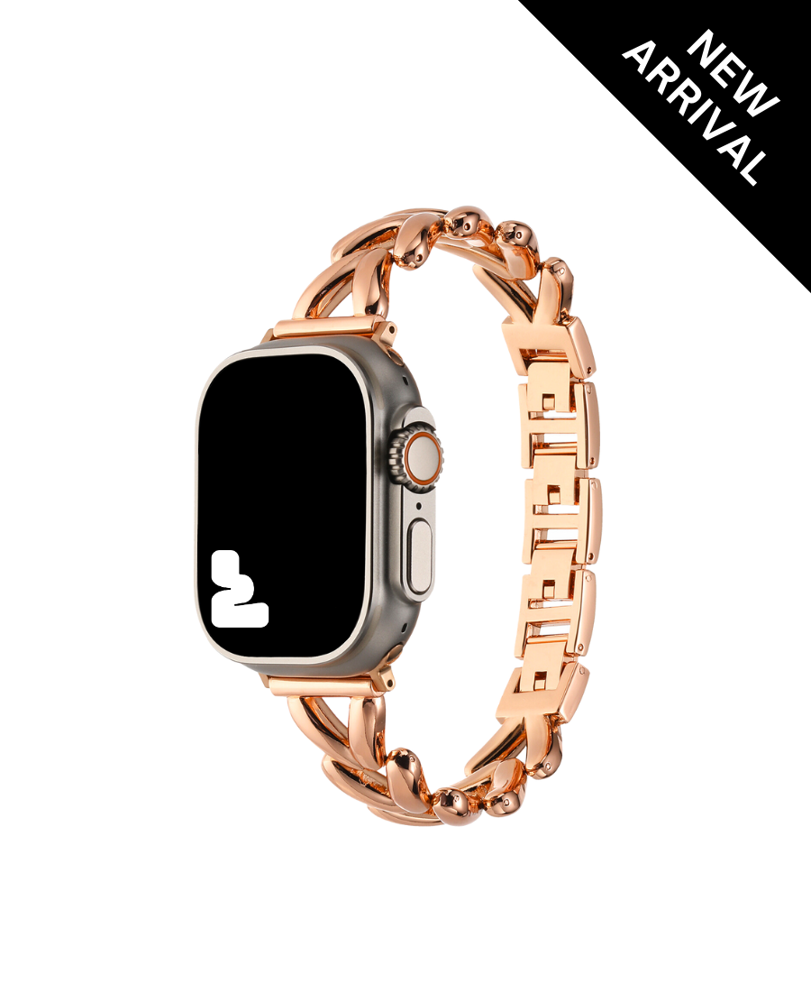 Rose Gold Braided Watch Band