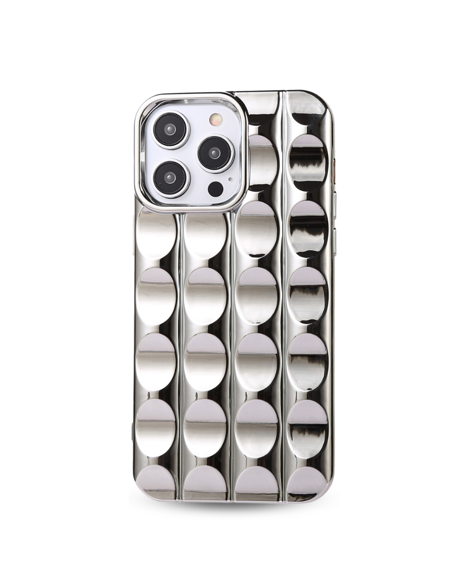 Silver Groovy Phone Case