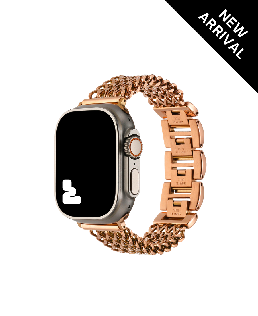 Gold Chainlink Watch Band