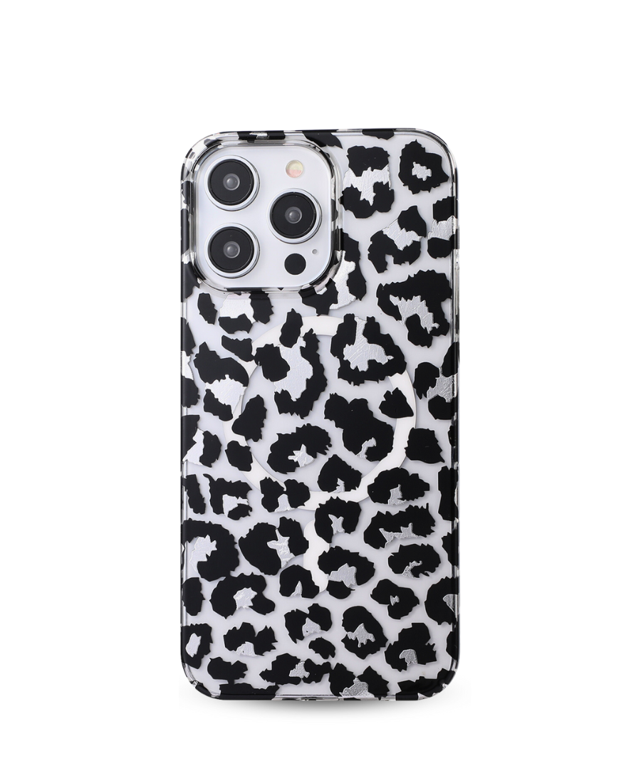 Black Leopard MagSafe Phone Case