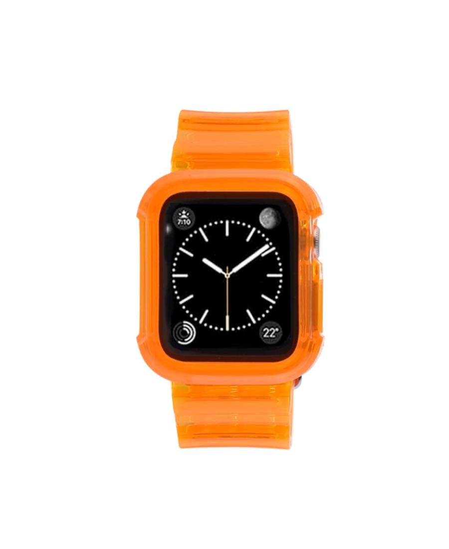 Neon Orange Watch Band