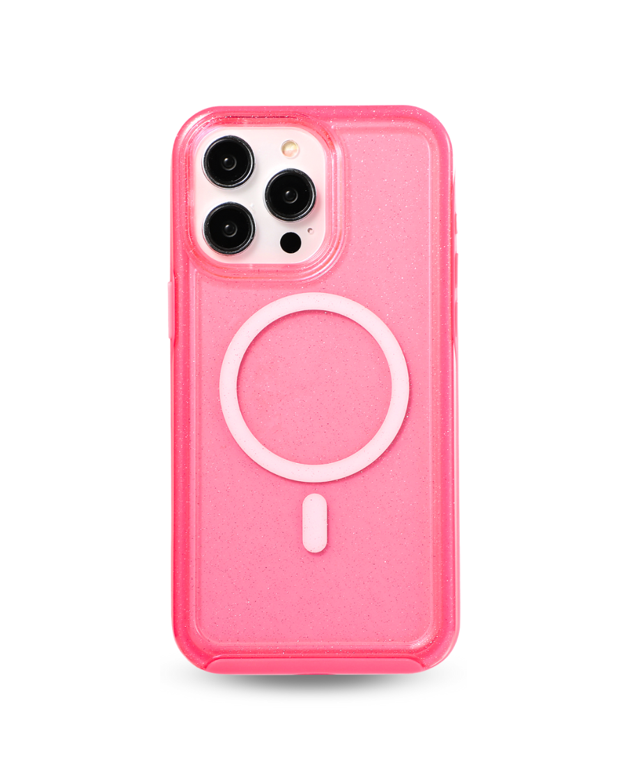 Pink Neon MagSafe Phone Case