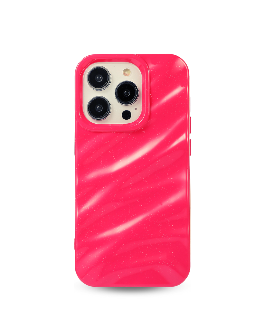 Hot Pink Ripple Phone Case