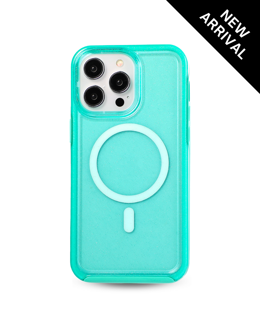 Aqua Neon MagSafe Phone Case