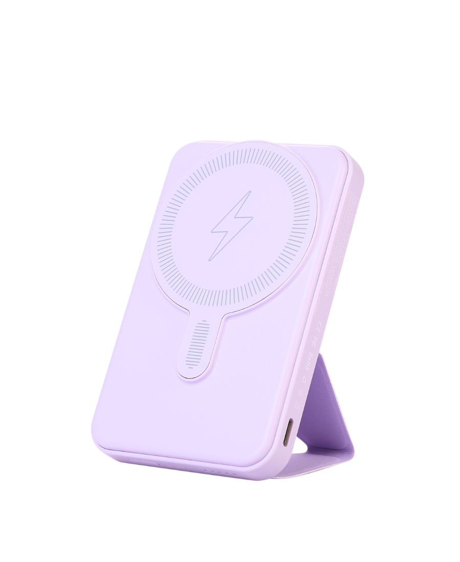 Purple MagSafe Battery Booster Stand
