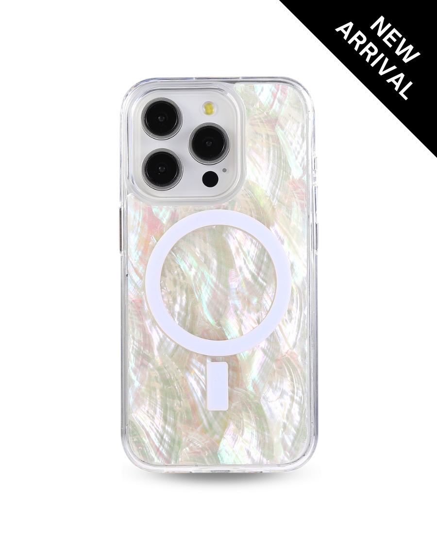 Ivory Pearl Shell MagSafe Phone Case