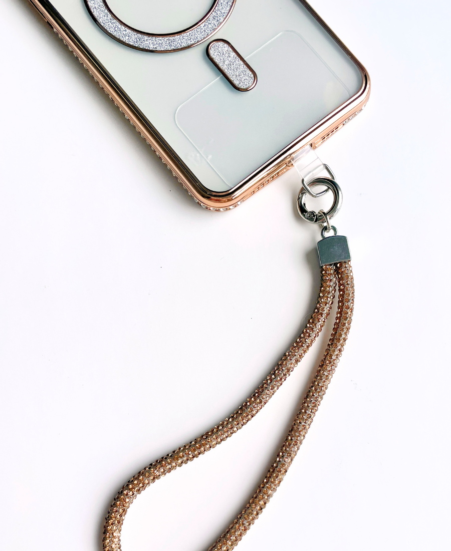 Gold Glam Phone Bracelet