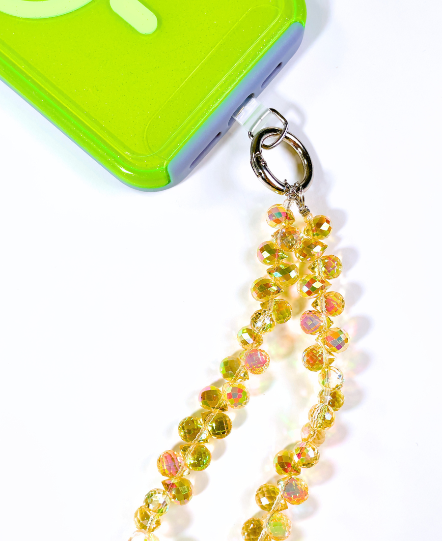 Sunshine Crystal Prism Phone Bracelet