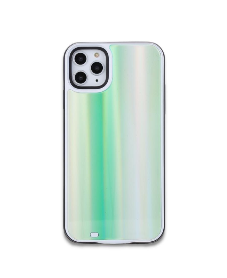Mint Laser Holo Glass Battery Case