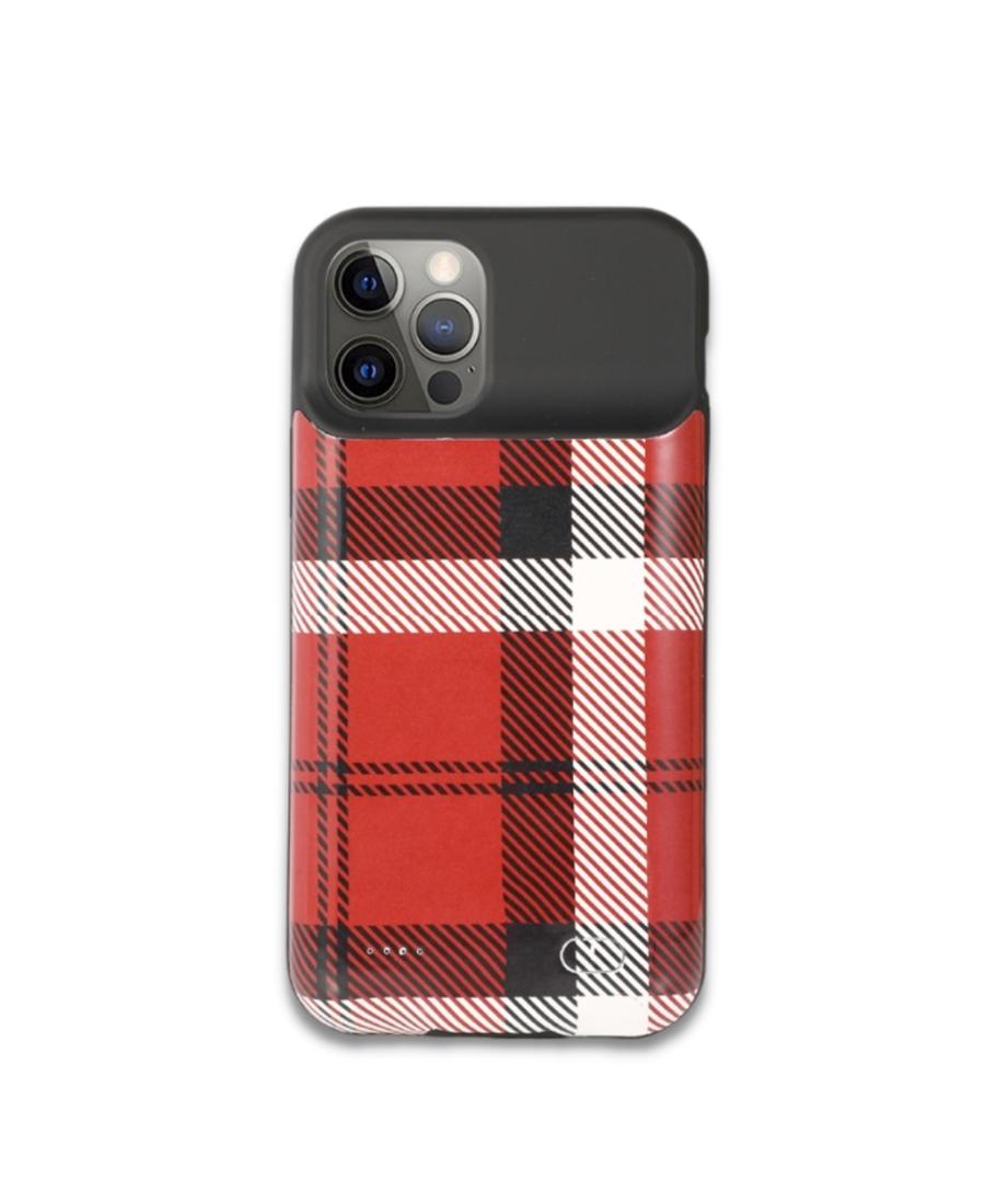 Red Plaid Ultra Battery Case